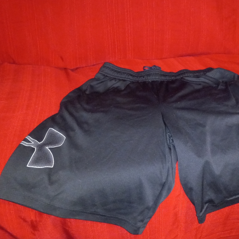 Under Armour Black/Graphite Heat Gear Shorts
